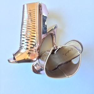 Women’s Posh Laser-Cut High Heels